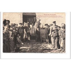 ARIEGE - Inventaire de COMINAC près OUST:  Lecture de la protestation par le Curé protegé par les Ours - état