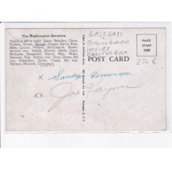 BASEBALL: autographe Haynes Consuegra, the 1951 washington senators - très bon état