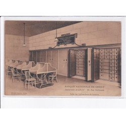LILLE: banque nationale de crédit salle des coffres-forts de location - très bon état