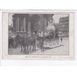 LILLE: fête de la renaissance à lille, juin 1922 - très bon état
