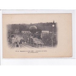 LILLE: ascension du ballon de la water-chute exposition 1902, aviation - très bon état