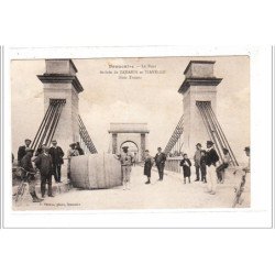 BEAUCAIRE - Le pont - Arivée de ZANARDI et VIANELLO, Globe-Trotters - très bon état