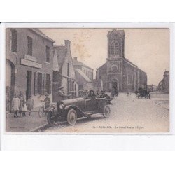 BRILLON: la grand'rue et l'église, automobile - état