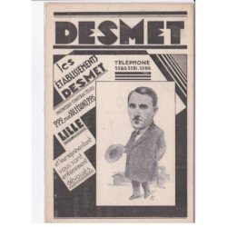 LILLE: desmet, les établissements (ingenieurs - constructeurs - représentant) - très bon état