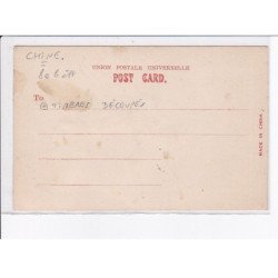 CHINE: timbres découpés - etat