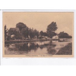 VONCQ: la gare et l'ecluse - très bon état