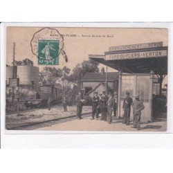RANG-du-FLIERS: arrivée du train de berck, verton - état
