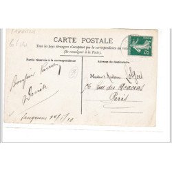 LANGRUNE - CARTE PHOTO - Fillette dans son landeau fleuri - état