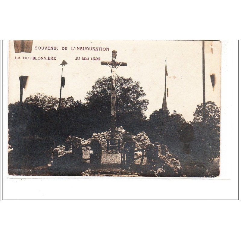 LA HOUBLONNIERE - Souvenir de l'inauguration 21 Mai 1923 - très bon état