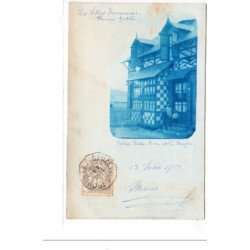 Hameau GOBLIN par VILLERS SUR MER - CARTE PHOTO: Villa Passe-Rose et La fougère - 1902 - état