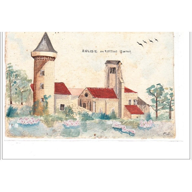 Eglise de ROFFIAC - Carte illustrée  - très bon état
