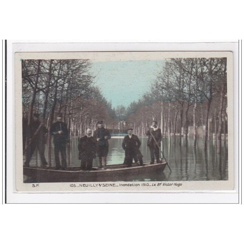 NEUILLY-SEINE : innondation 1910 - très bon état NEUILLY-SEINE : innondation 1910 - très bon état