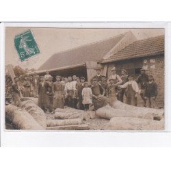 LA CROIX SAINT-OUEN: bois, scierie - état