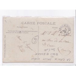 LA CROIX SAINT-OUEN: bois, scierie - état