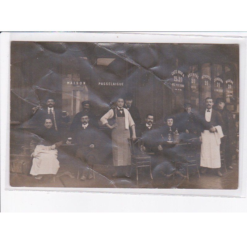 PARIS: 75017, café rue berzelius - maison passelaigue - état