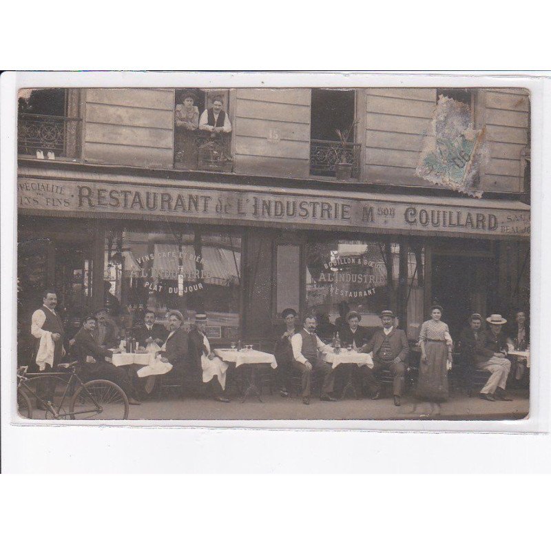 PARIS: restaurant de l'industrie maison Couillard - état
