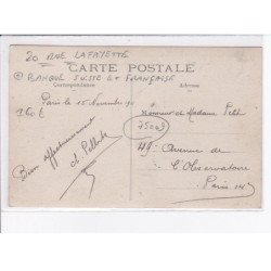 PARIS: 75009, 20 rue lafayette, banque suisse et française - très bon état