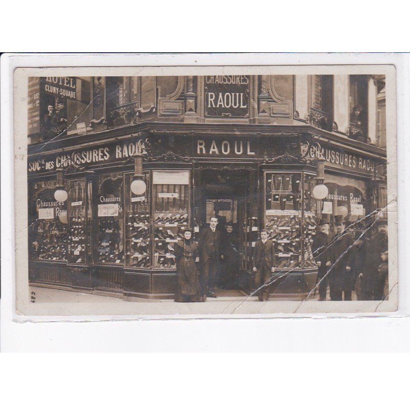 PARIS: 75005, boulevard saint-michel, Raoul chaussures - état