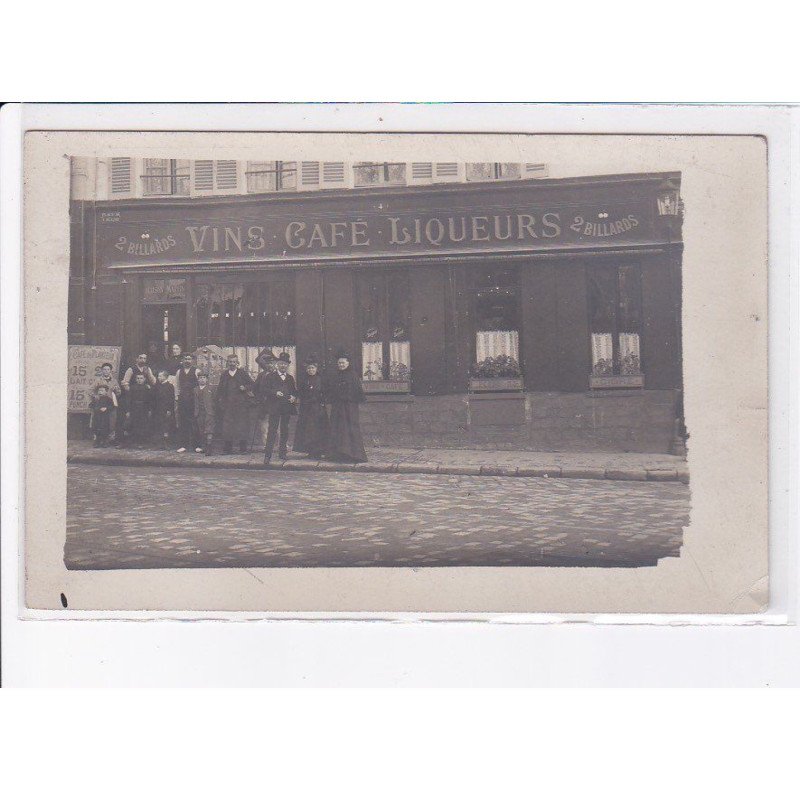 BRY-sur-MARNE: place de l'église, vins café, liqueurs, 2 billards - état