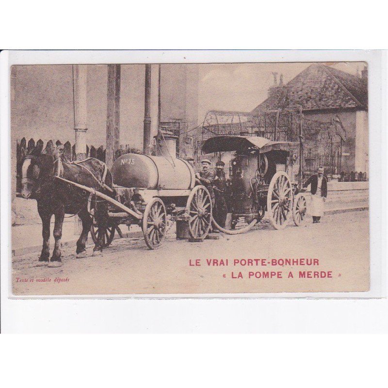 BESANCON: attelage, le vrai porte bonheur "la pompe à merde" - état