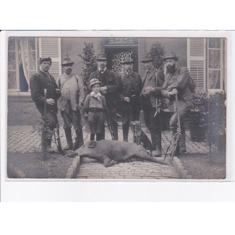 BASSE-YUTZ NIEDER JEUTZ: chasse à tir, sanglier, fusil - très bon état