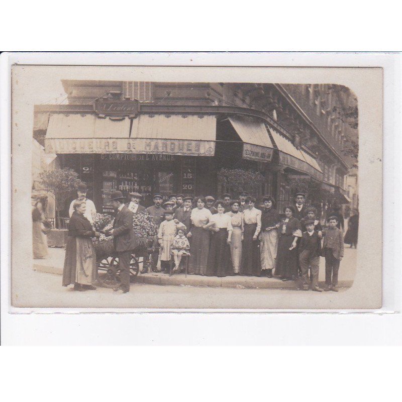 PARIS: 75016 avenue de versailles, marchande de fleurs ambulante - très bon état