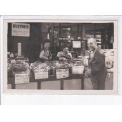 FRANCE: à localiser, carte photo, marchand d'huîtres - très bon état