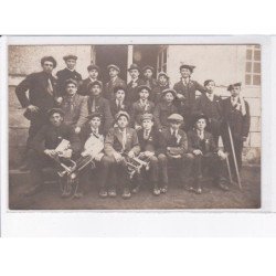 FRANCE: à localiser, carte photo, musiciens, photo de groupe - très bon état