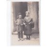 FRANCE: à localiser, carte photo, enfants déguisés - très bon état