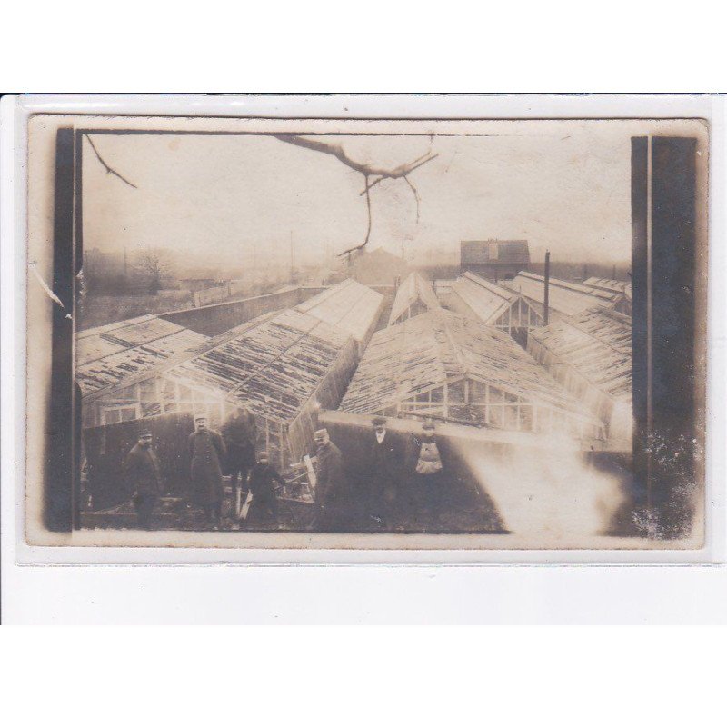 FRANCE: à localiser, carte photo, jardins, militaire - très bon état