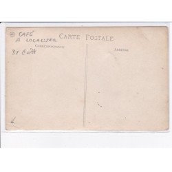 FRANCE: à localiser, carte photo, café, personnages - très bon état