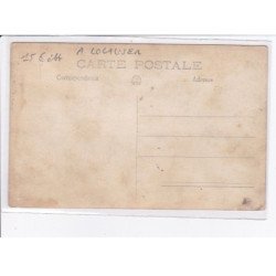 FRANCE: à localiser, carte photo, hommes avec tablier - état