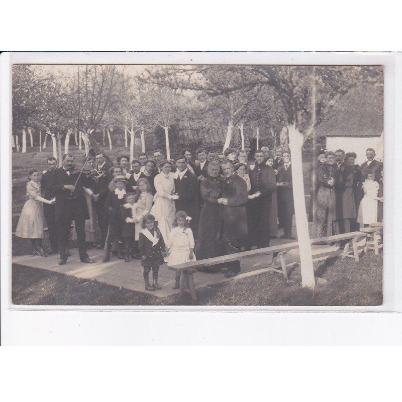 FRANCE: à localiser, carte photo, fête, mariage - très bon état
