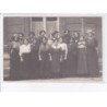FRANCE: à localiser, carte photo, groupe de femme - très bon état