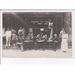 FRANCE: à localiser, carte photo, café - très bon état