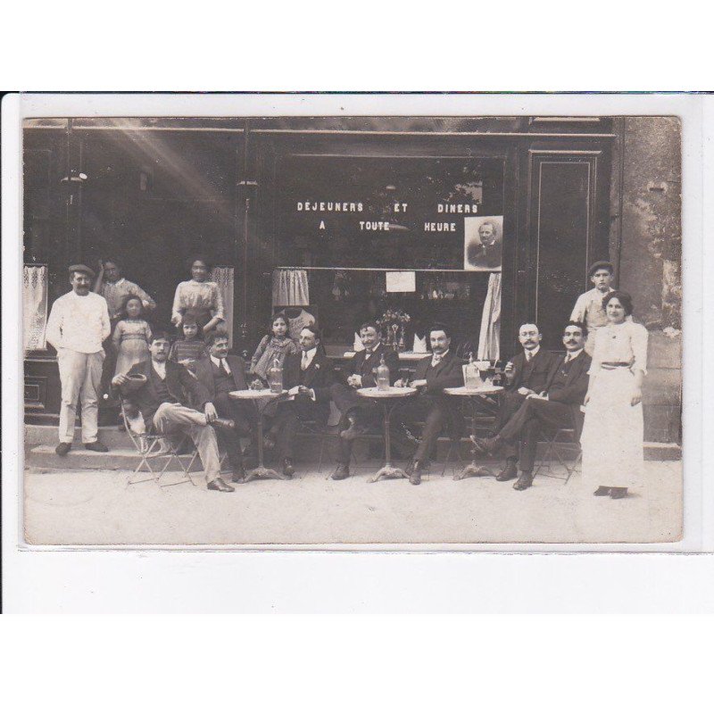 FRANCE: à localiser, carte photo, café - très bon état