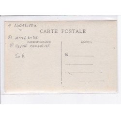 FRANCE: à localiser, carte photo, attelage, femme cochere - très bon état