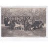 FRANCE: à localiser, carte photo, autobus autocar, personnages - très bon état
