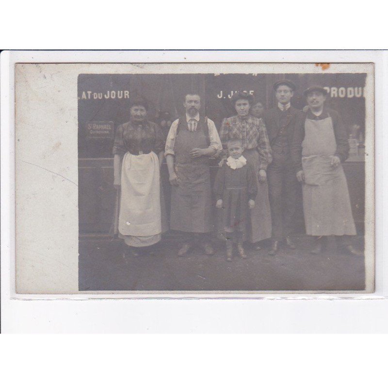 FRANCE: à localiser, carte photo, restaurant J. Juge - très bon état