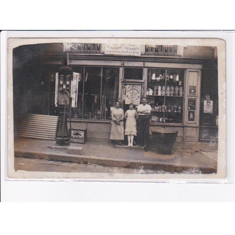 FRANCE: à localiser, carte photo, station service, essence - très bon état
