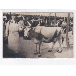 FRANCE: à localiser, carte photo, funérailles, salon de l'agriculture, vache - très bon état