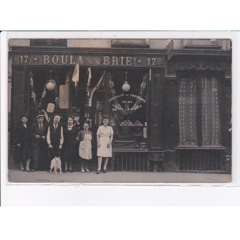 FRANCE: à localiser, carte photo, boulangerie - très bon état