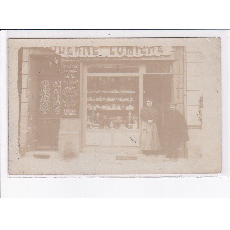 FRANCE: à localiser, carte photo, boutique d'articles de maison - état