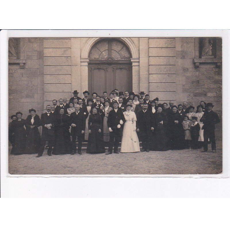 FRANCE: à localiser, carte photo, mariage - très bon état