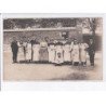 FRANCE: à localiser, carte photo, personnages avec tabllier - très bon état