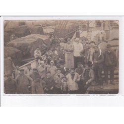 FRANCE: à localiser, carte photo, bateau, chemin de fer - état
