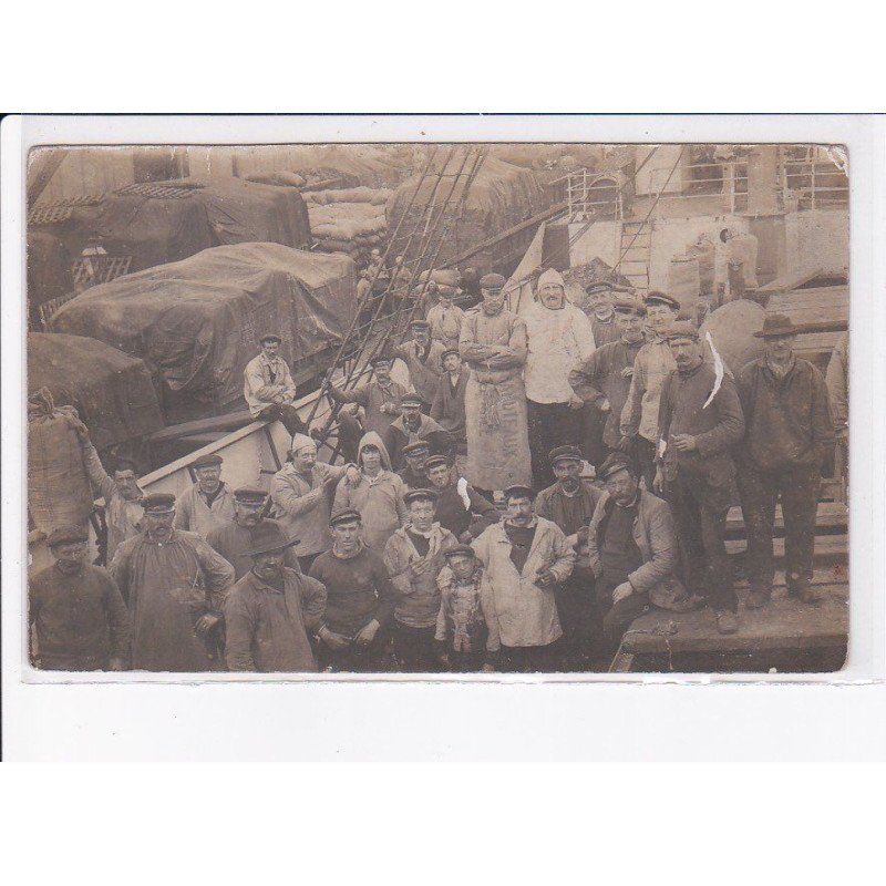 FRANCE: à localiser, carte photo, bateau, chemin de fer - état