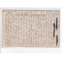 FRANCE: à localiser, carte photo, menuiserie, hommes dans l'atelier - très bon état