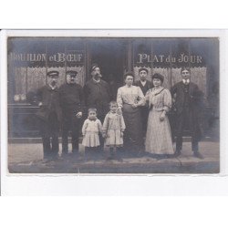 FRANCE: à localiser, carte photo, restaurant, personnages - très bon état
