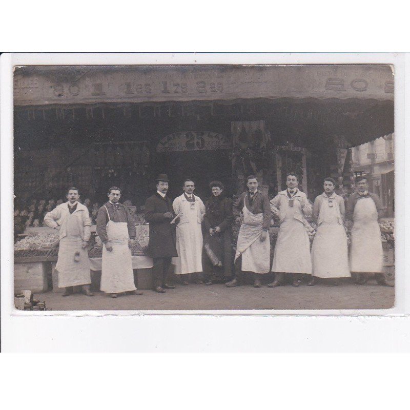 FRANCE: à localiser, carte photo, épicerie léon moreau - très bon état